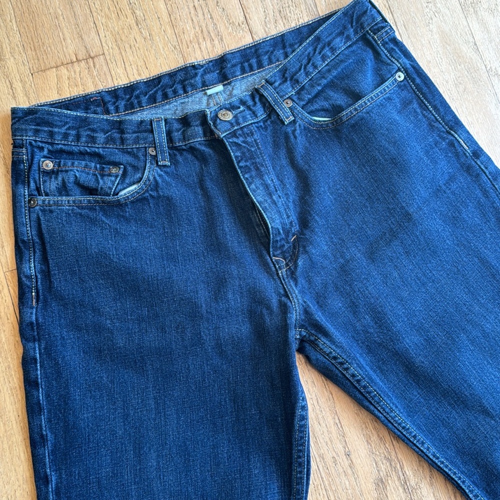 Banana Republic Men's Straight Jeans - Dark Blue